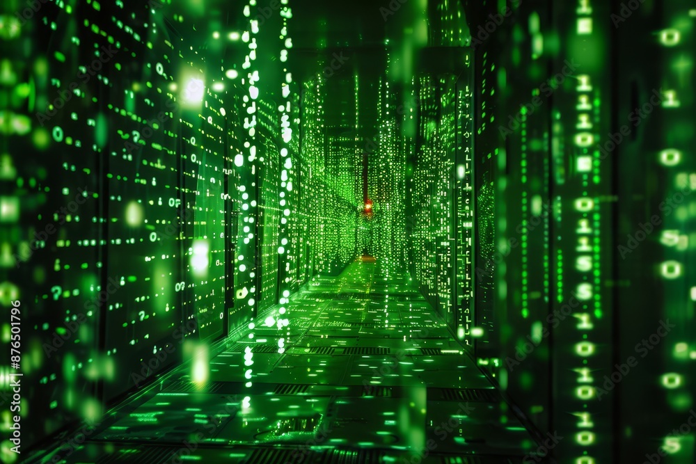 Futuristic encrypted data telemetry matrix display for computer desktop background Futuristic encrypted data telemetry matrix display for computer desktop background