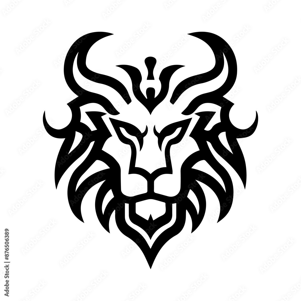 Manticore icon or modern line symbol. Vector line art and icon design with bold outline. Black and white Pixel Perfect minimalistic symbol isolated white background. Silhouette simple thin sign Manticore icon or modern line symbol. Vector line art and icon design with bold outline. Black and white Pixel Perfect minimalistic symbol isolated white background. Silhouette simple thin sign