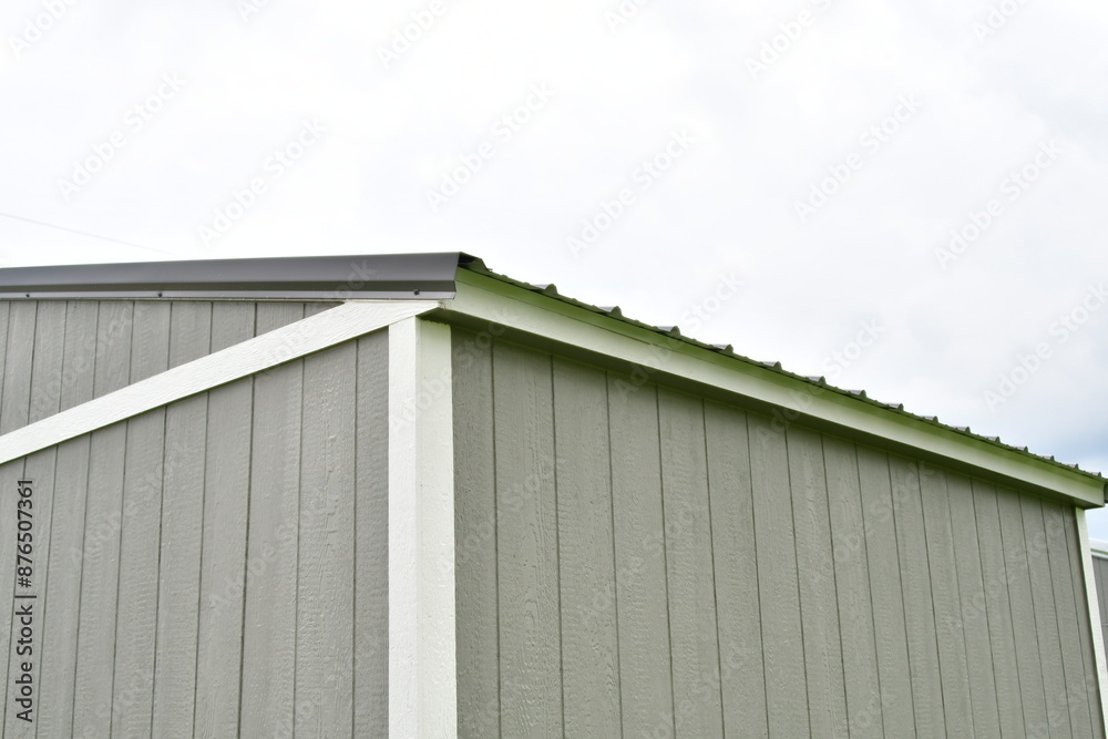 Roof and Siding on a Building Roof and Siding on a Building