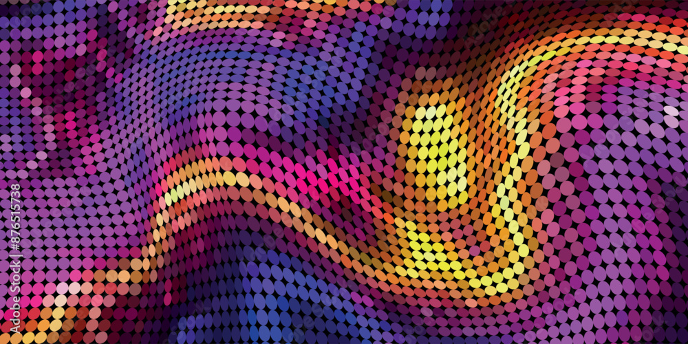Fototapeta premium Beautiful Abstract 3D Background with Smooth Silky Shapes