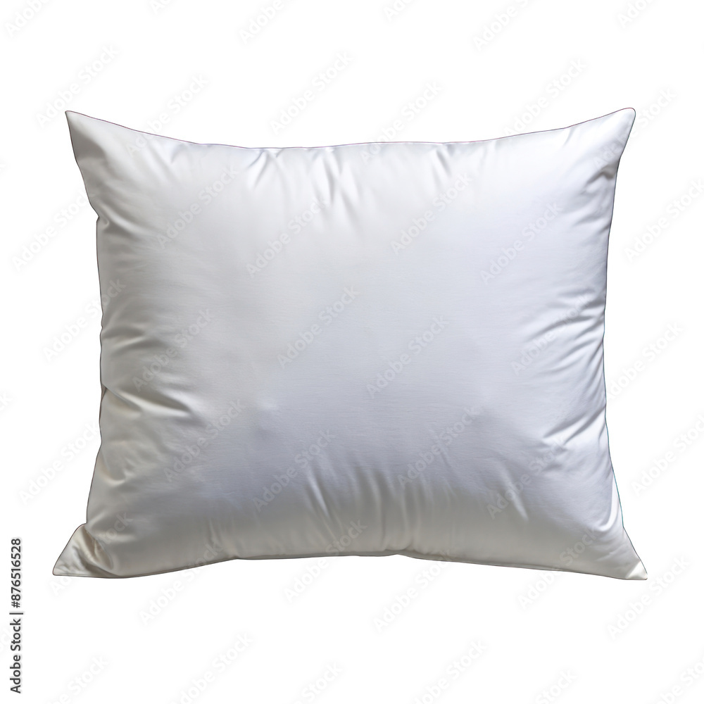 White blank pillow isolated on.transparent background White blank pillow isolated on.transparent background