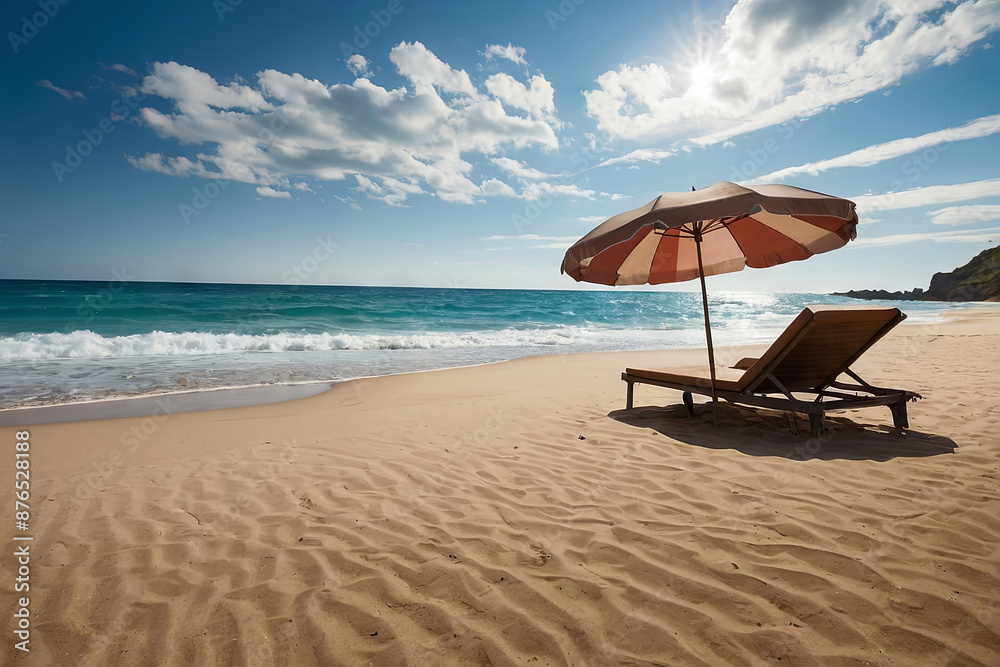 Fototapeta premium a beautiful beach with no human beings