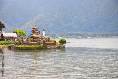 Beautiful view of Ulun Danu Beratan Temple in Bali Island in Bali Island, Indonesia	
