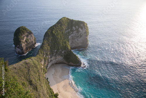 Beautiful view of Kelingking Beach on Nusa Penida island, Indonesia