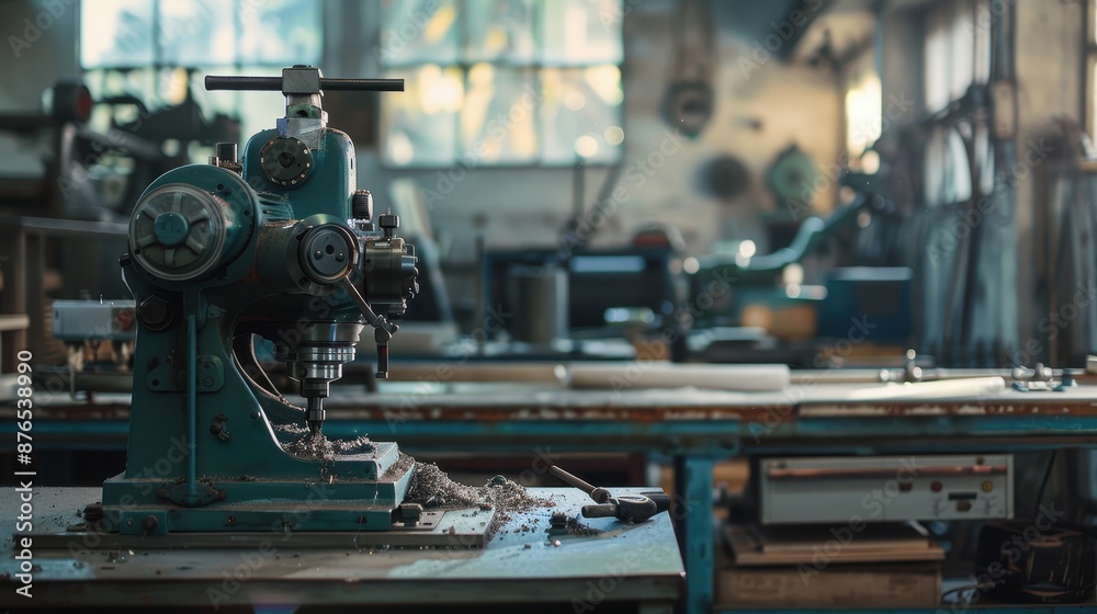 Fototapeta premium Machine Builder's Day. mechanical mechanisms. production. gear mechanism,