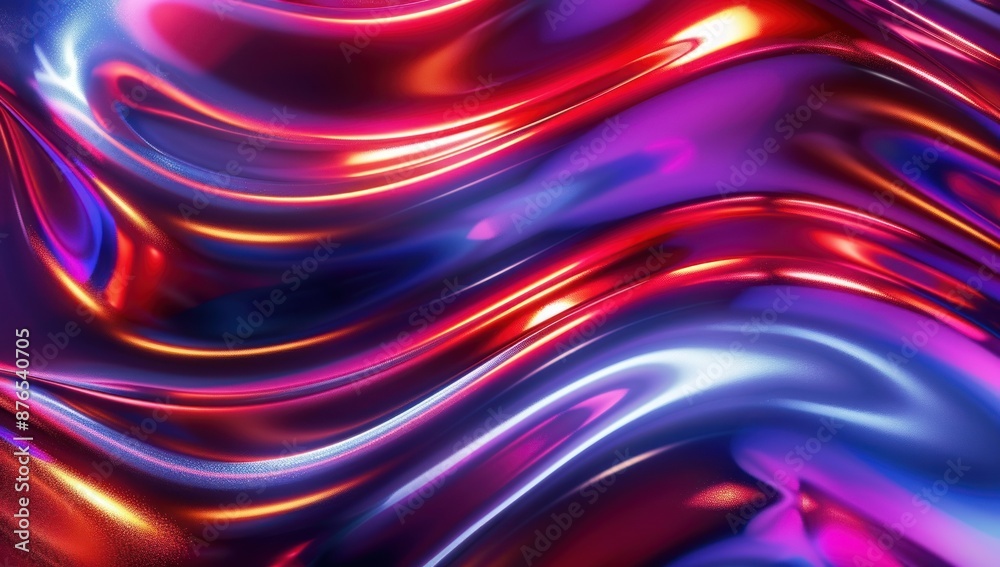 Abstract Wavy Background with Vibrant Colors Abstract Wavy Background with Vibrant Colors
