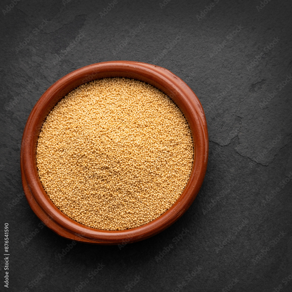 Raw dried amaranth seeds in bowl - Amaranthus Raw dried amaranth seeds in bowl - Amaranthus