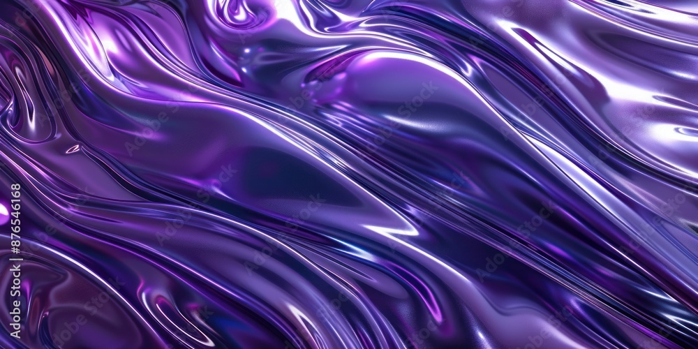 Obraz premium Abstract Purple Liquid Surface