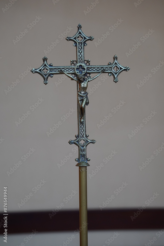 Naklejka premium Crusifixo Imagens Reliosas Santa Missa