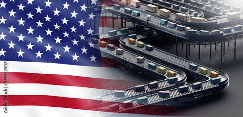 US industry. Conveyor with ...