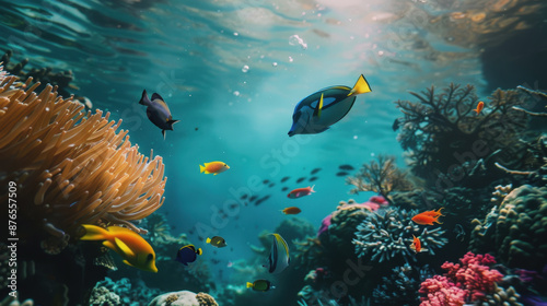 World Sea Day, Illustrate the role of healthy oceans in maintaining global biodiversity and climate stability by contributing to conservation efforts