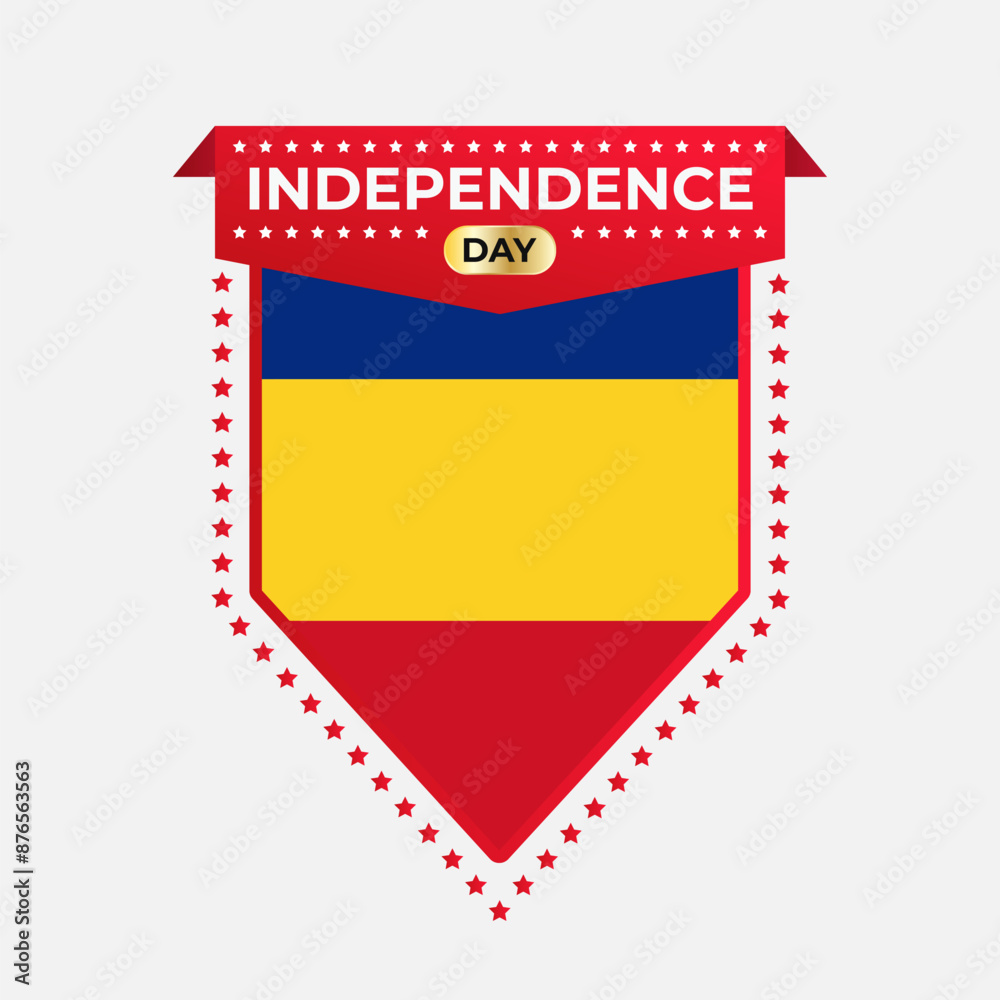 Romania Independence Day Banner Design Romania Independence Day Banner Design