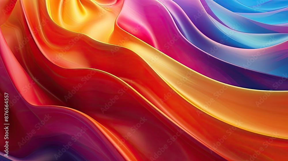 Obraz premium Abstract Colorful Swirls