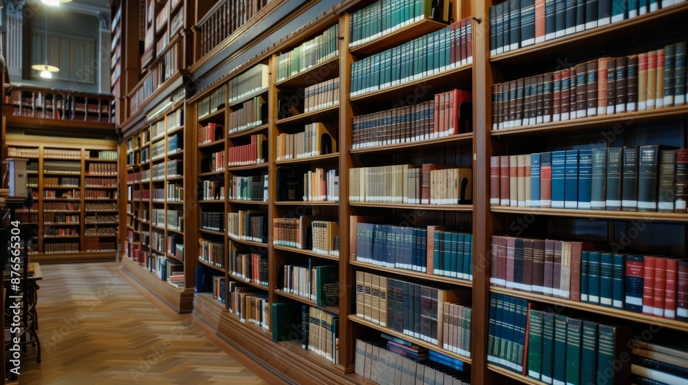 Library with business books generative ai