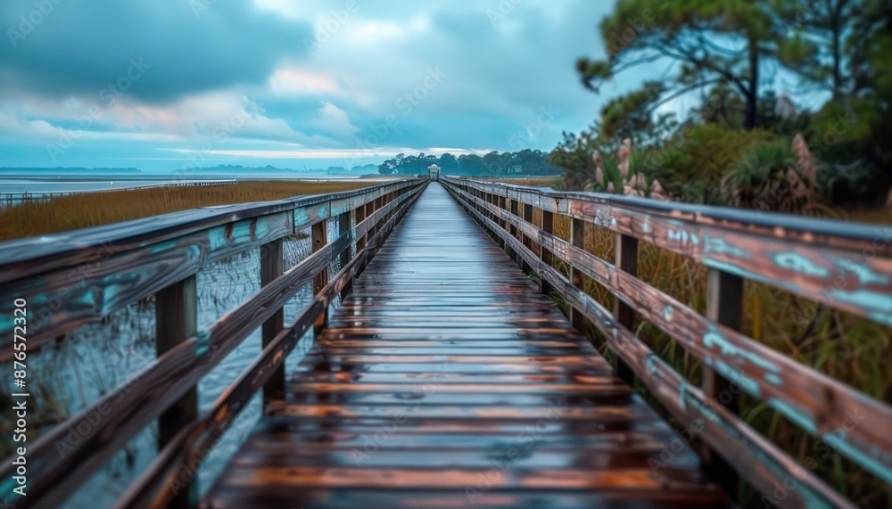 Serene Coastal Boardwalk Photography Framed Photos of Natural Beauty and Tranquil Waterscapes, Perfect for Home Decor, Wall Art, and Nature Lovers Serene Coastal Boardwalk Photography Framed Photos of Natural Beauty and Tranquil Waterscapes, Perfect for Home Decor, Wall Art, and Nature Lovers