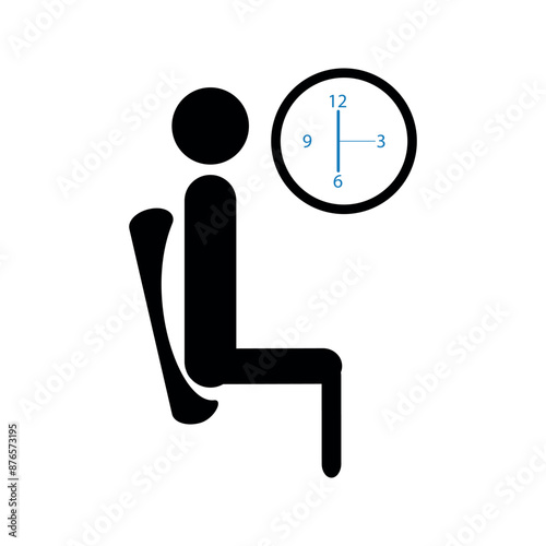 Waiting room icon