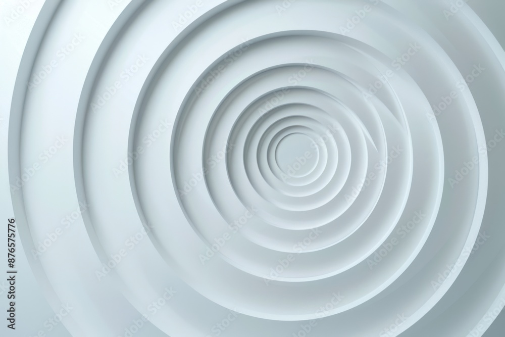 Abstract White Circle Pattern