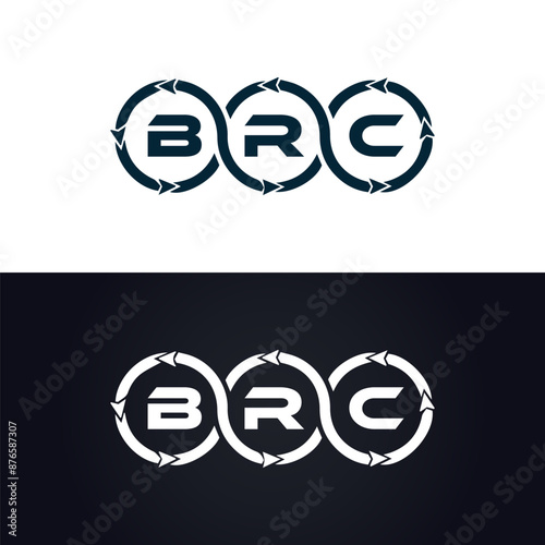 BRC logo. B R C design. White BRC letter. BRC, B R C letter logo design. B R C letter logo design in GOLD, GOLDEN LOGO, THREE, style. letter logo set in one artboard. B R C letter logo vector design.