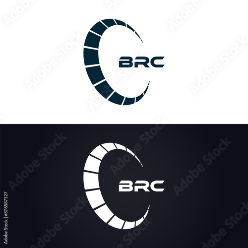 BRC logo. B R C design. White BRC letter. BRC, B R C letter logo design. B R C letter logo design in GOLD, GOLDEN LOGO, THREE, style. letter logo set in one artboard. B R C letter logo vector design.
