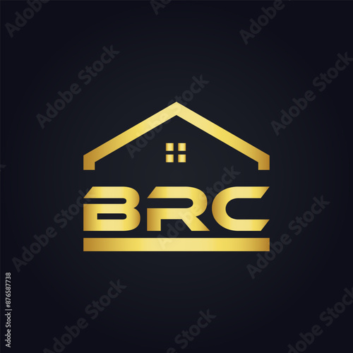 BRC logo. B R C design. White BRC letter. BRC, B R C letter logo design. B R C letter logo design in GOLD, GOLDEN LOGO, THREE, style. letter logo set in one artboard. B R C letter logo vector design.