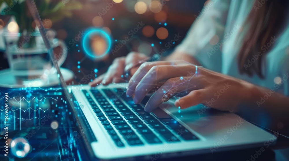 Close up of hands, Data Search Technology SEO Search Engine Optimization concept, Generative Ai. Close up of hands, Data Search Technology SEO Search Engine Optimization concept, Generative Ai.