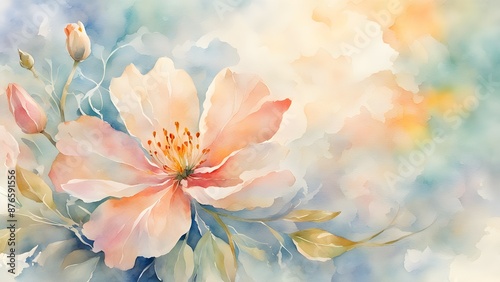 Gentle Petals in Watercolor