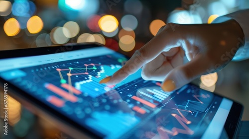 Predictive analytics leverages AI to foresee future trends, equipping businesses with proactive strategies.
 photo