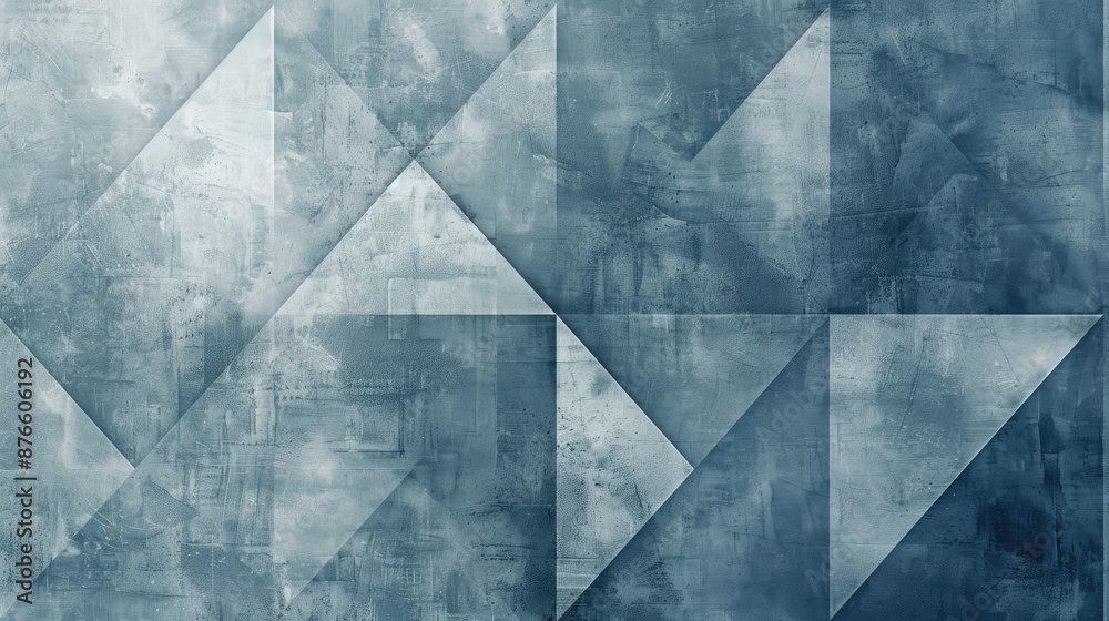 Pastel blue and gray geometric background viewed from the top Pastel blue and gray geometric background viewed from the top