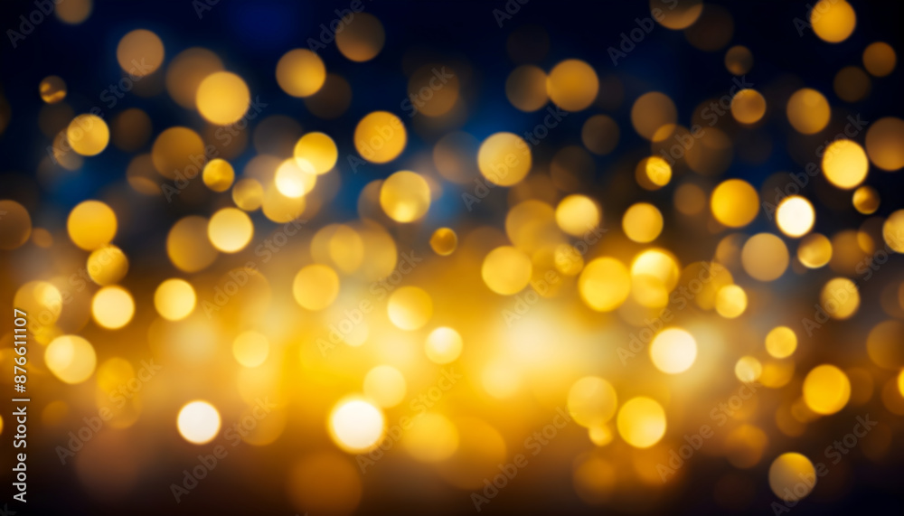 Gold light bokeh festive background Gold light bokeh festive background