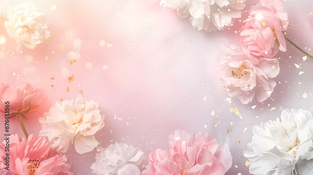pink Carnation art Japanese style for craft art, Mother's day cards, wallpaper and background pink Carnation art Japanese style for craft art, Mother's day cards, wallpaper and background