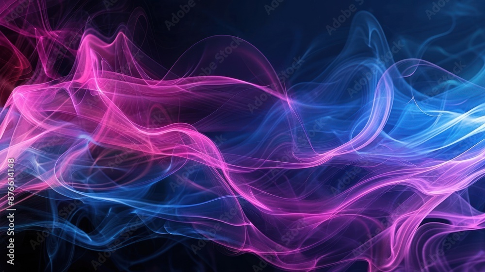 Abstract Smoke in Vibrant Hues Abstract Smoke in Vibrant Hues