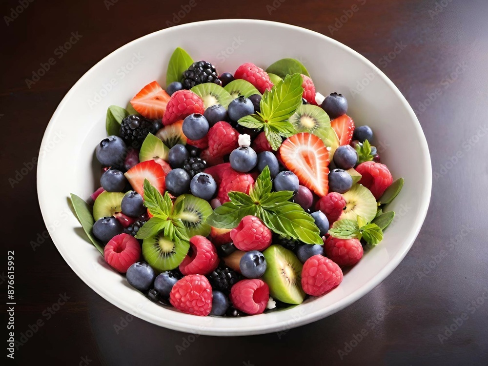 mixed berries on a plate mixed berries on a plate
