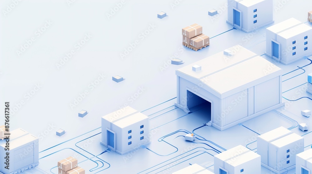 Interactive supply chain map, visualizing the production and distribution chain, efficient flow of goods and materials, advanced logistics planning Interactive supply chain map, visualizing the production and distribution chain, efficient flow of goods and materials, advanced logistics planning