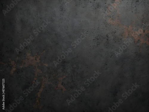 Grunge Texture. A Dark, Textured Concrete Stone Wall Background.