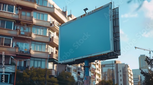 blank billboard mockup design