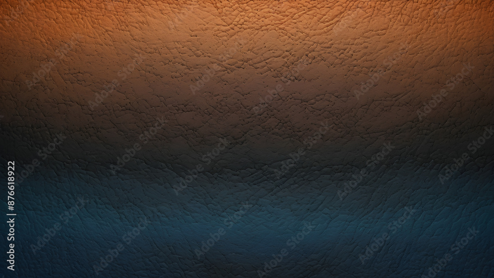 Naklejka premium Grunge Wall Texture Inspirations. Blue and brown color.