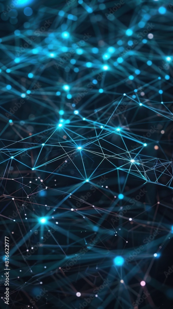A network of interconnected blue and white glowing nodes and lines on a dark background, resembling a futuristic digital or neural network. A network of interconnected blue and white glowing nodes and lines on a dark background, resembling a futuristic digital or neural network.
