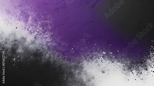 Captivating abstract backgrounds for unique Spaces. Purple , black and white blots.