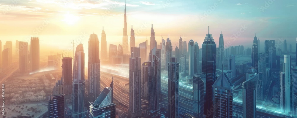 Futuristic Urban Haven - A Glimpse into Advanced City Living Futuristic Urban Haven - A Glimpse into Advanced City Living