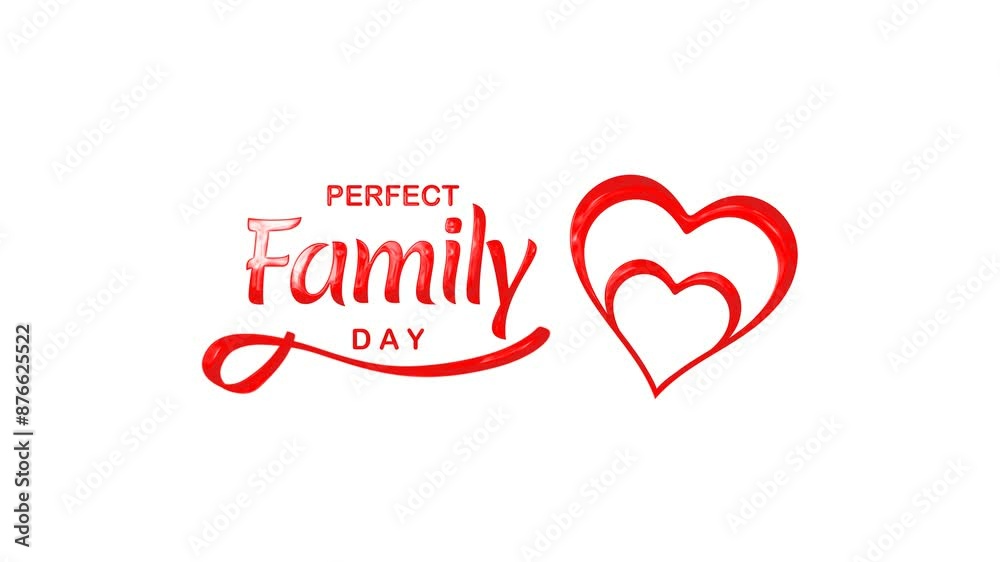 Perfect Family Day Text Animation. Great for Perfect Family Day Celebrations, for banner, social media feed wallpaper stories. Perfect Family Day Text Animation. Great for Perfect Family Day Celebrations, for banner, social media feed wallpaper stories.