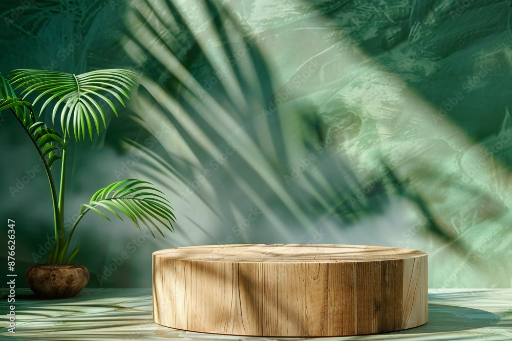 Minimal Wooden Pedestal with Plant Shadow for Natural and Elegant Display
Minimal Wooden Pedestal with Plant Shadow for Natural and Elegant Display