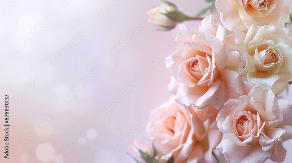 Delicate Peach Roses Delicate Peach Roses