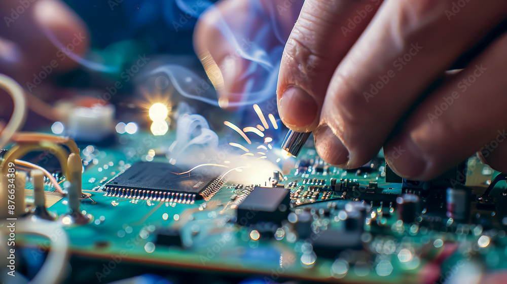 Precision Electronics Soldering in Action Precision Electronics Soldering in Action