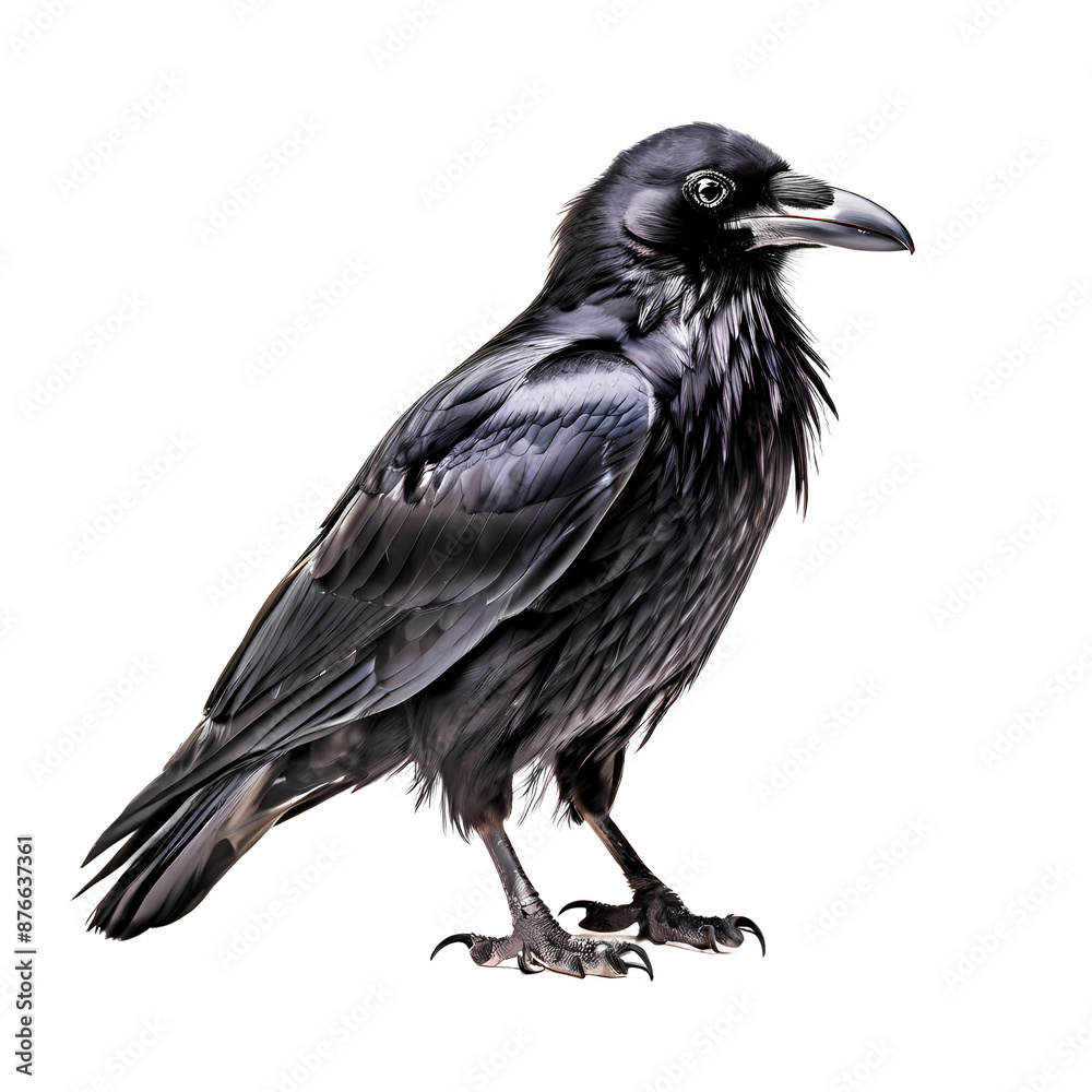 Fototapeta premium Common crow png, Ai generated