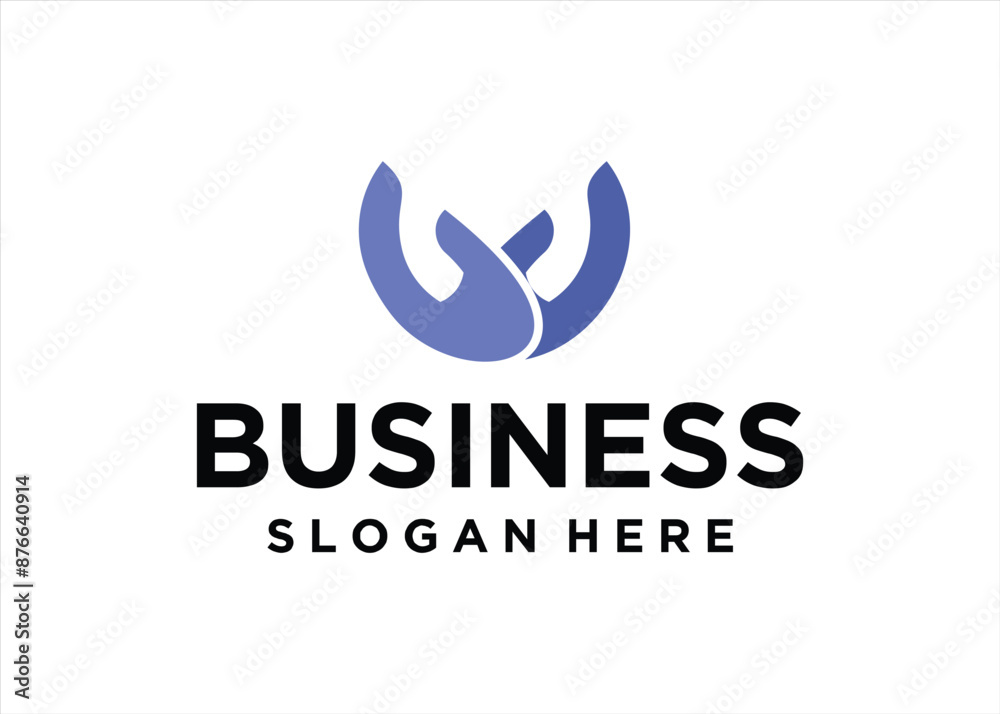 hand abstract logo design symbol hand abstract logo design symbol