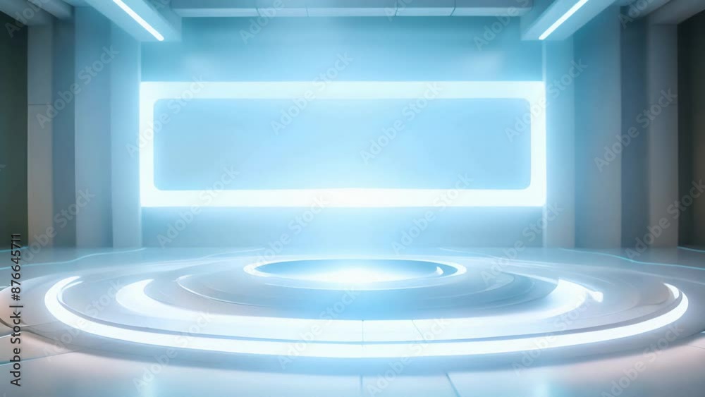 podium Futuristic showcase with platform for product displaying. Empty modern stage display. Seamless looping motion design. Video animation Ultra HD 4K 3840x2160 podium Futuristic showcase with platform for product displaying. Empty modern stage display. Seamless looping motion design. Video animation Ultra HD 4K 3840x2160