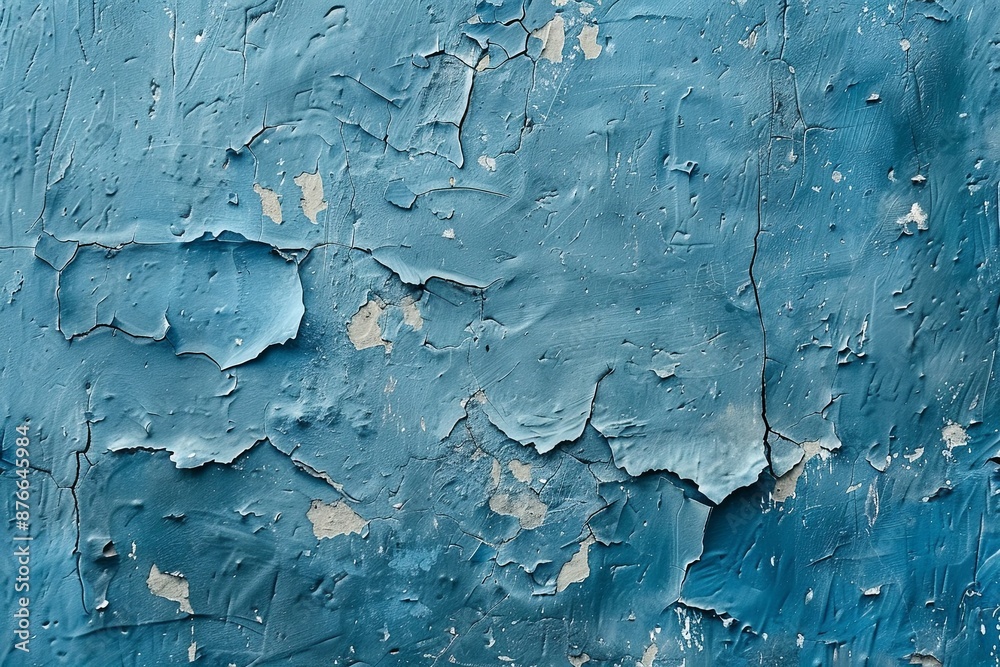 Blue textured concrete background created with Generative AI Blue textured concrete background created with Generative AI