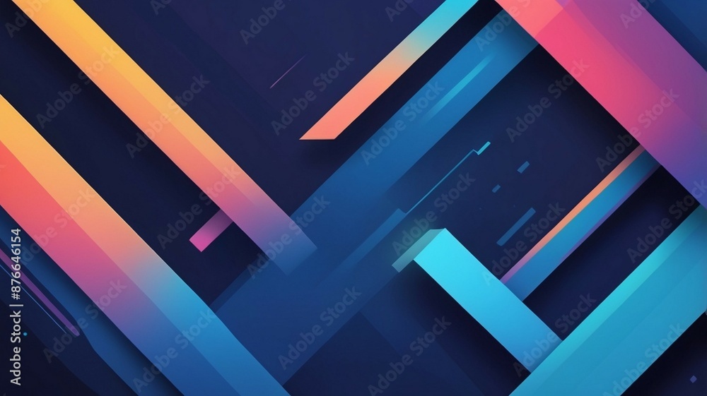 3d abstract blue background. Generated AI. 3d abstract blue background. Generated AI.