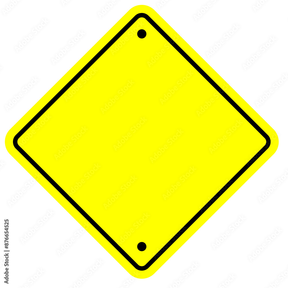 yellow square sign PNG transparent background yellow square sign PNG transparent background
