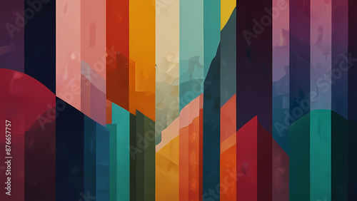 abstract illustration that captures the essence of Chromatic Harmony